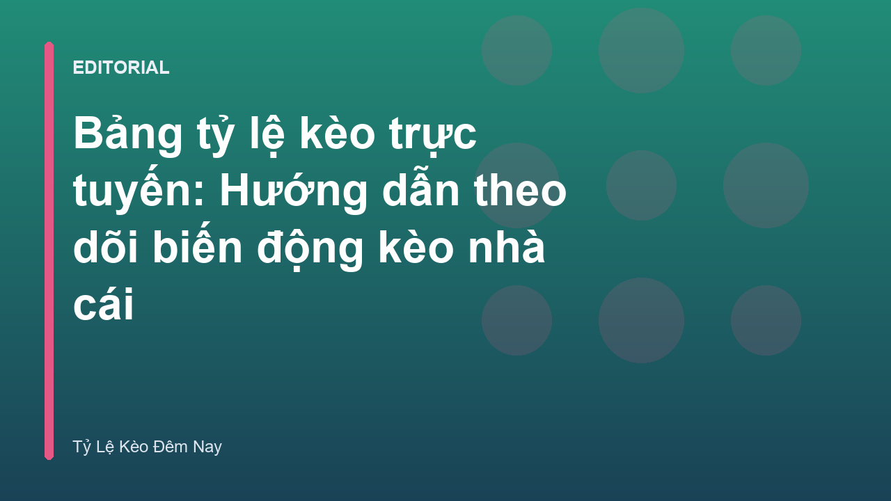 Bảng tỷ lệ kèo trực tuyến trên màn hình máy tính